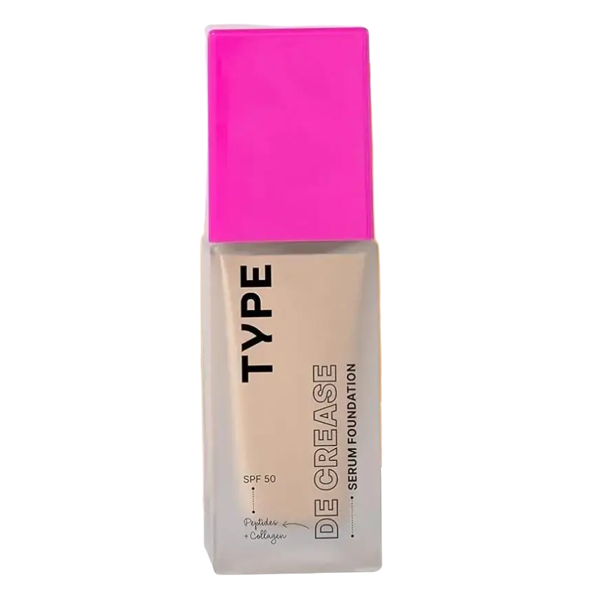 Type Beauty De Crease Serum Foundation 100 Vanilla