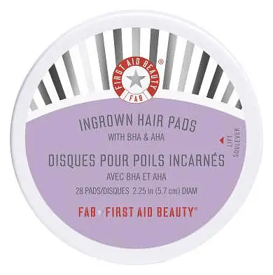 First Aid Beauty Ingrown Hair Pads with BHA & AHA
