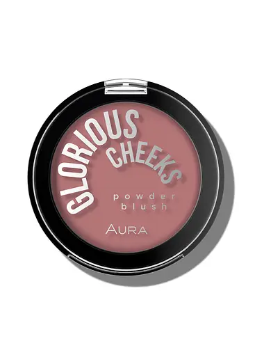Aura Cosmetics Glorious Cheeks Powder Blush 215 Deep Wine