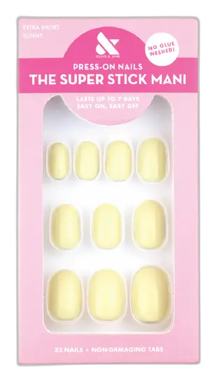 Olive & June Tab Press-Ons Extra Short Sunny