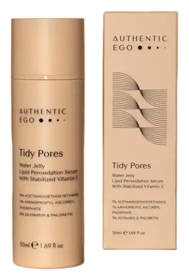 Authentic Ego Tidy Pores Water Jelly Lipid Peroxidation Serum With Stabilized Vitamin C
