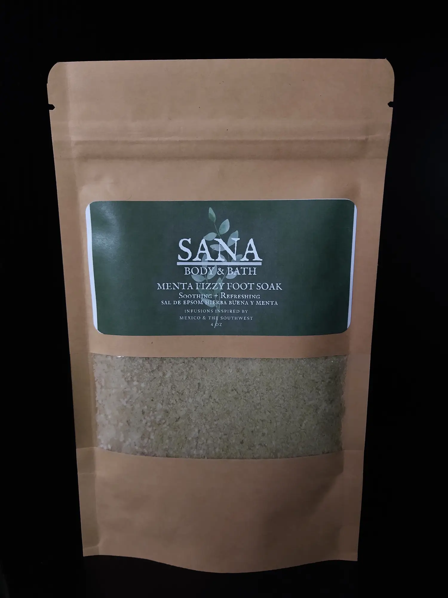 Sana Body And Bath Menta Fizzy Foot Soak