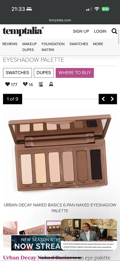Urban Decay Naked Basica