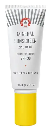 First Aid Beauty Mineral Sunscreen Zinc Oxide Broad Spectrum SPF 30