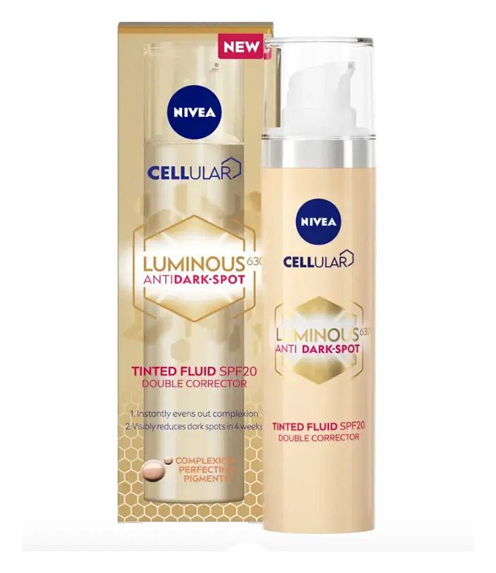 Nivea Cellular Luminous630 Anti Dark-Spot Tinted Fluid Double Corrector SPF 20