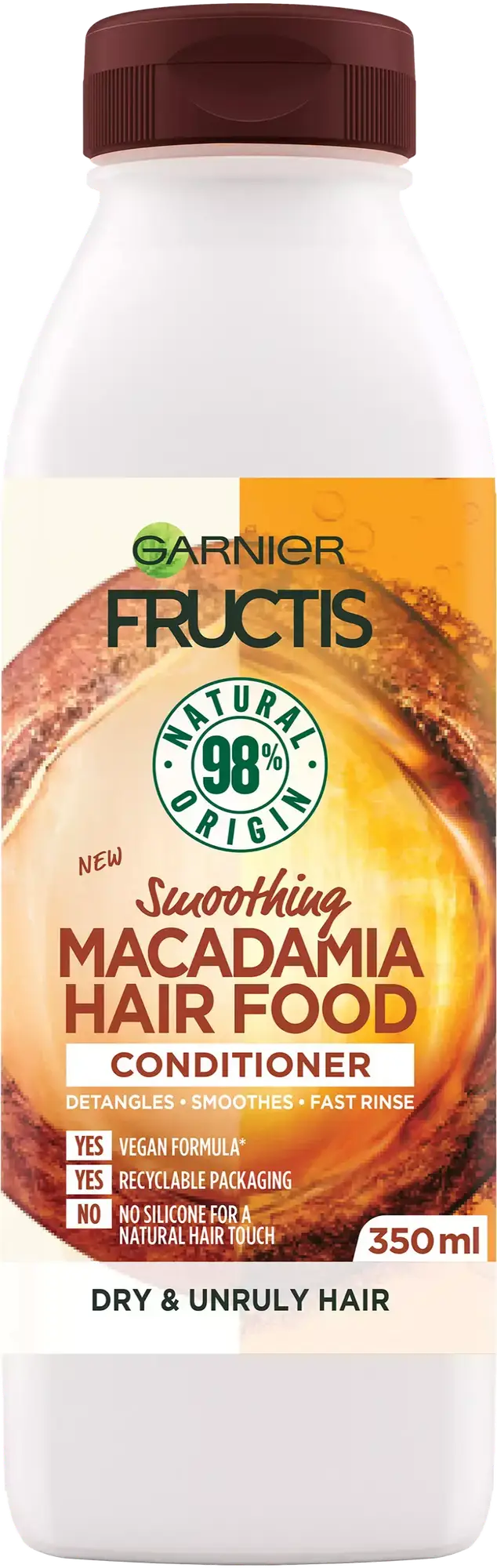 Garnier Fructis Smoothing Conditioner Macadamia Hair Food
