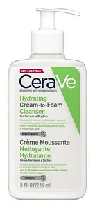 CeraVe Hydrating Cream-to-Foam Face Wash (Normal to Dry Skin)