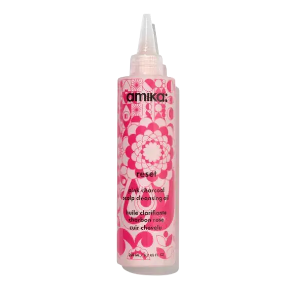 Amika Reset Pink Charcoal Cleansing Oil