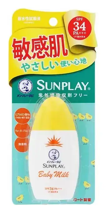 Rohto Mentholatum Baby Milk SPF34 PA +++