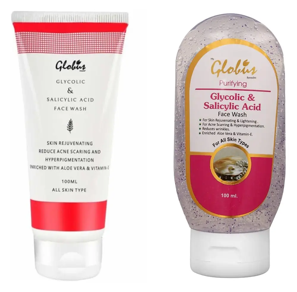 Globus Glycolic and Salicylic Acid Face Wash
