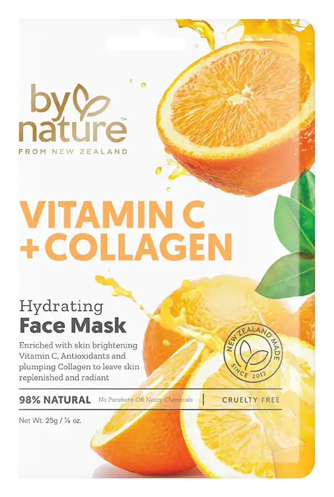 By Nature Vitamin C + Collagen Hydrating Sheet Mask
