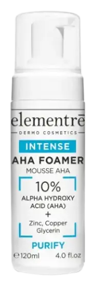 Elementrē 10% AHA Foamer Intense Exfoliating Cleanser