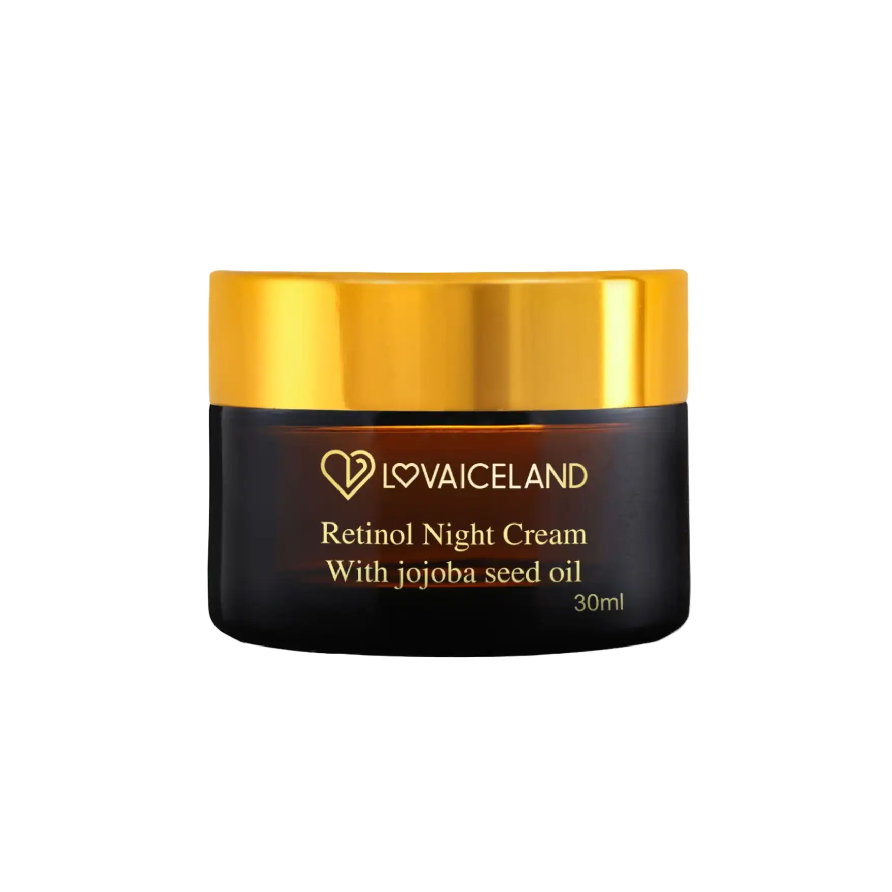 LovaIceland Retinol Night Cream With Jojoba Seed Oil