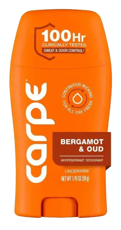 Carpe Antiperspirant Underarm Deodorant Bergamot & Oud
