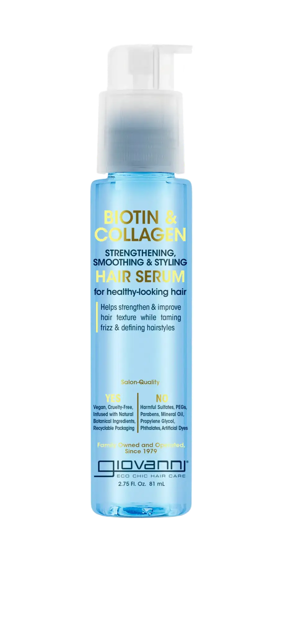 Giovanni Biotin & Collagen Strengthening, Smoothing & Styling Hair Serum