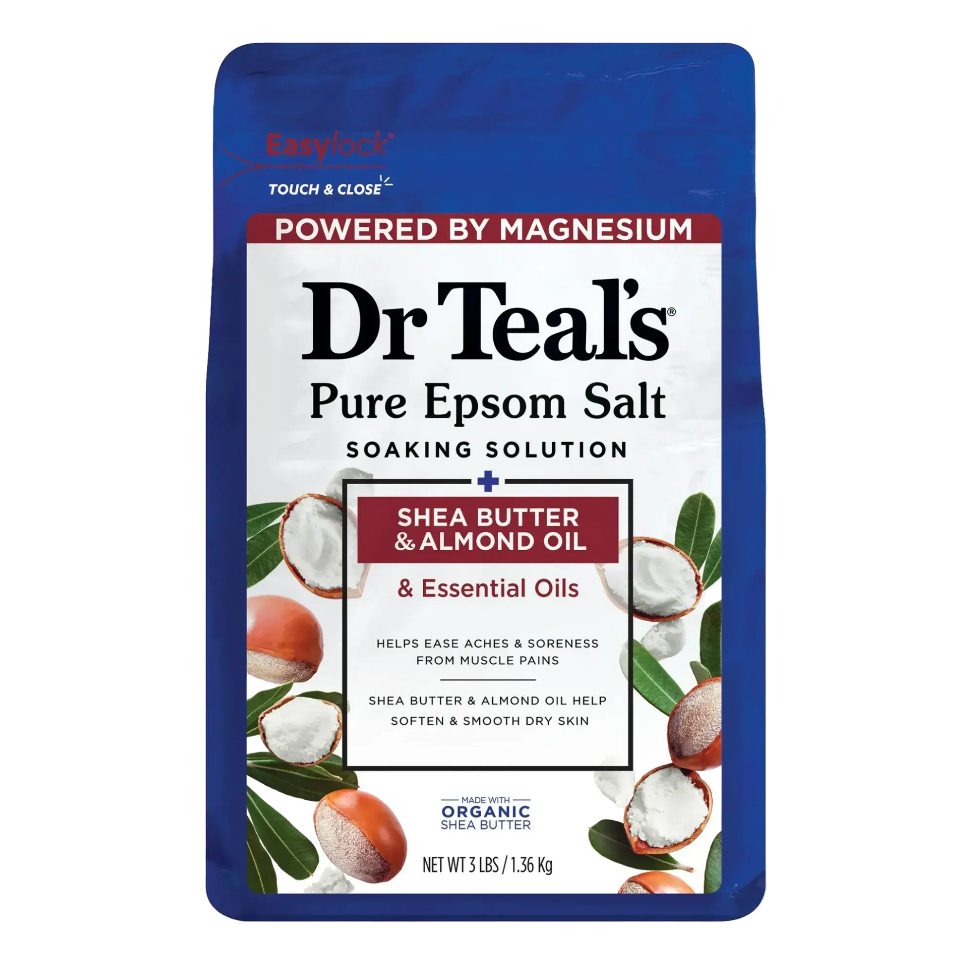 Dr Teal’s Pure Epsom Salt Soaking Solution Shea Butter & Almond Oil