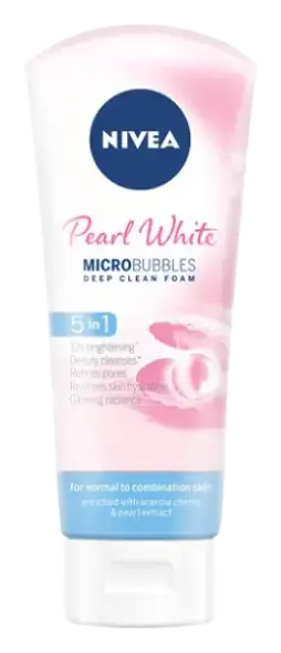 Nivea Pearl White Microbubbles Deep Clean Foam