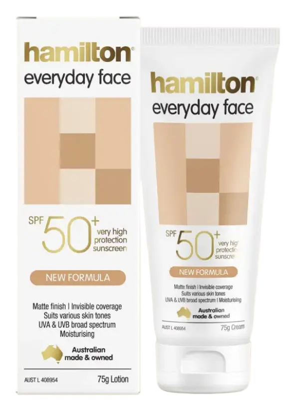 Hamilton Everyday Face Matte Invisible Sunscreen SPF 50+