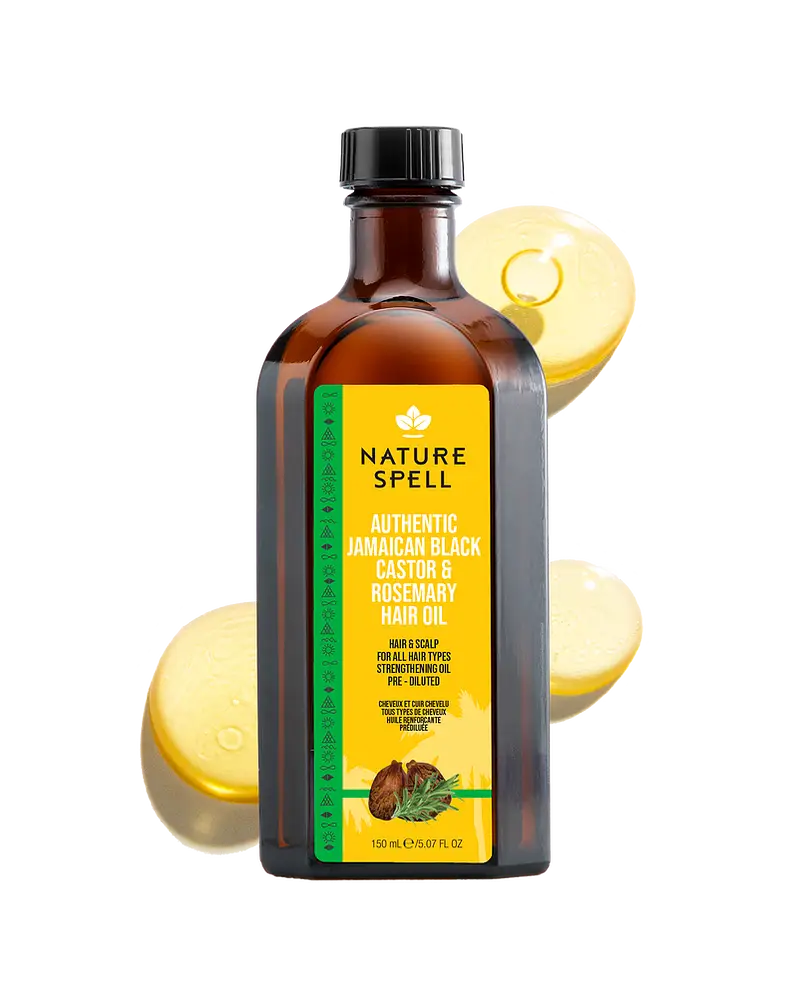 Nature Spell Authentic Jamaican Black Castor & Rosemary Hair Oil
