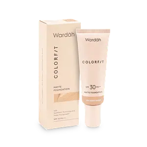 Wardah Colorfit Matte Foundation SPF 30 PA+++ 22N Light Ivory