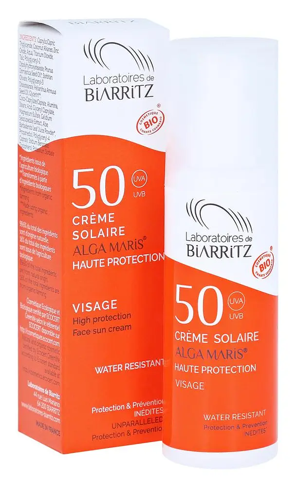 Laboratoires de Biarritz Creme Solaire Alga Maris SPF30