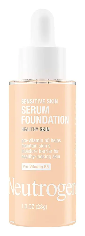 Neutrogena Sensitive Skin Serum Foundation with Moisturizing Vitamin-B5 Light 01