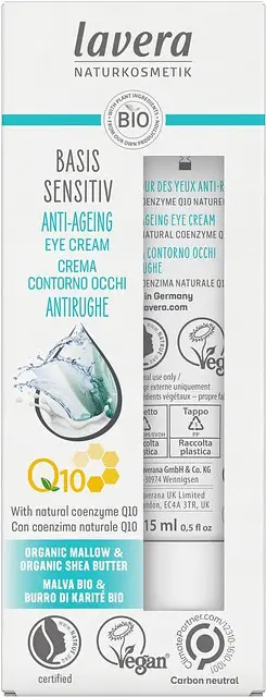 Lavera Basis Sensitiv Anti-Ageing Eye Cream Q10