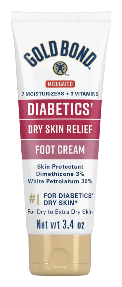 Gold Bond Diabetics' Dry Skin Relief Medicated Foot Cream