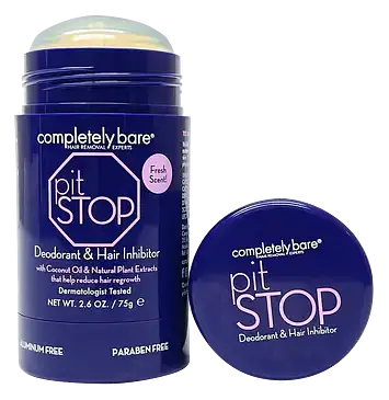 Completely Bare Pit Stop Deodorant & Hair Inhibitor