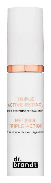 Dr. Brandt Skincare Triple Active Retinol Gentle Overnight Renewal Cream