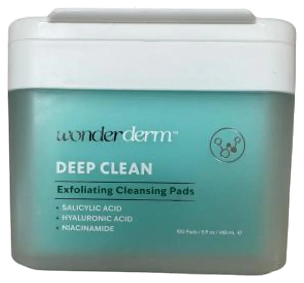 Wonderderm Deep Clean Exfoliating Cleansing Pads