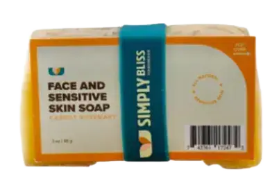 Simply Bliss Gentle Carrot Rosemary Sensitve Skin & Face Bar Soap