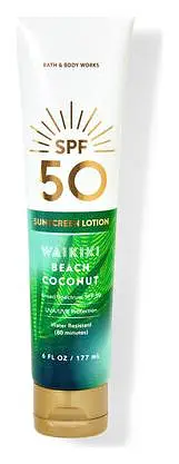 Bath & Body Works Waikiki Beach Coconut SPF 50 Lotion