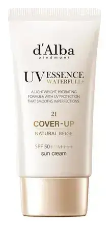 D'Alba UV Essence Waterfull+ Cover Up Sun Cream SPF 50+ 21