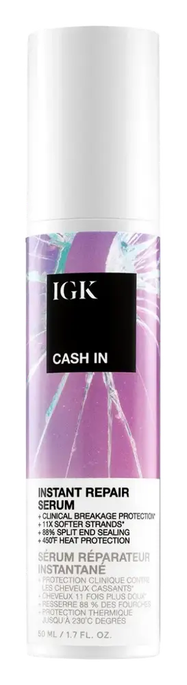 IGK Hair Cash In Instant Repair Multitasking Hair Serum