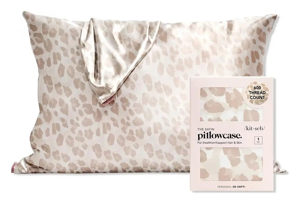 Kitsch Satin Pillowcase Leopard