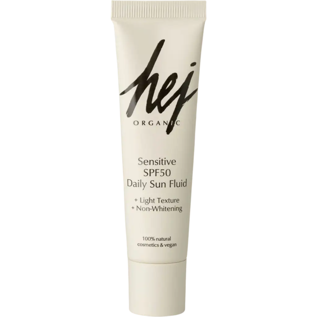 Hej Organic Sensitive SPF 50 Daily Sun Fluid
