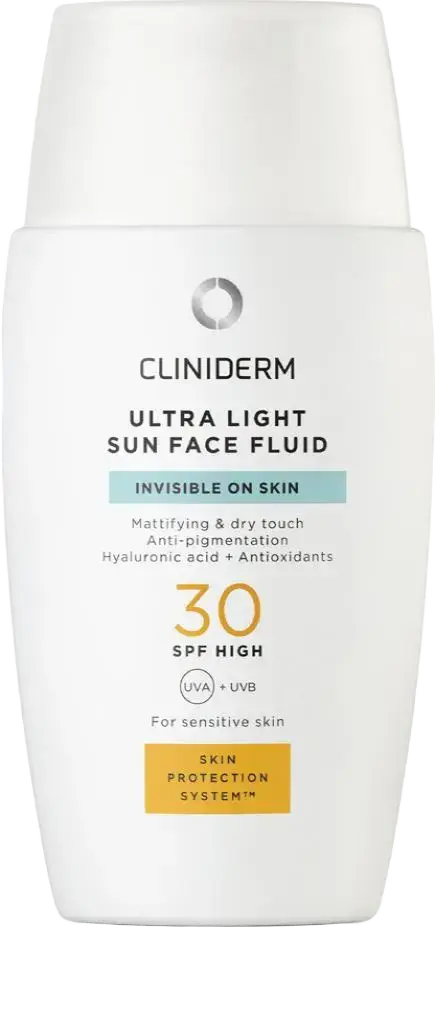 Cliniderm Ultra Light Sun Face Fluid SPF 30