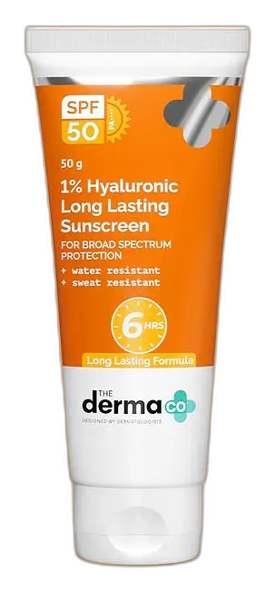 The Derma Co 1% Hyaluronic Long Lasting Sunscreen SPF 50