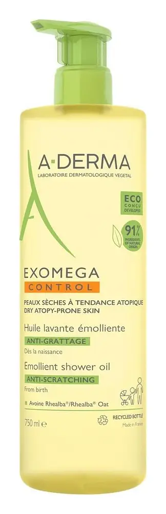 A-derma Exomega Control Emollient Shower Oil