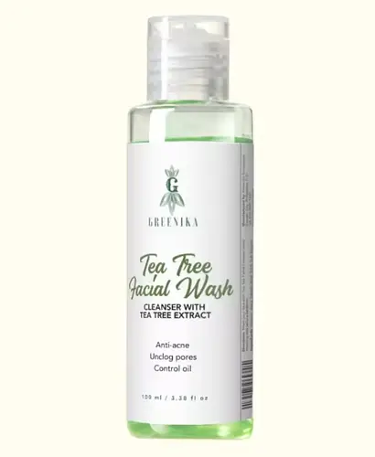 Greenika TEA TREE + SALICYLIC ACID FACIAL WASH