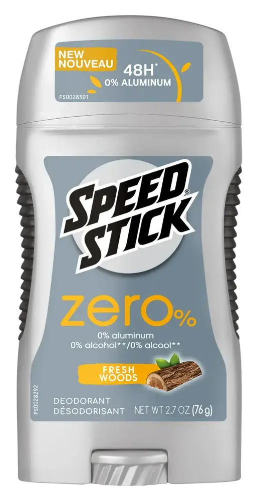 Speed Stick Zero Deodorant For Men Fresh Woods