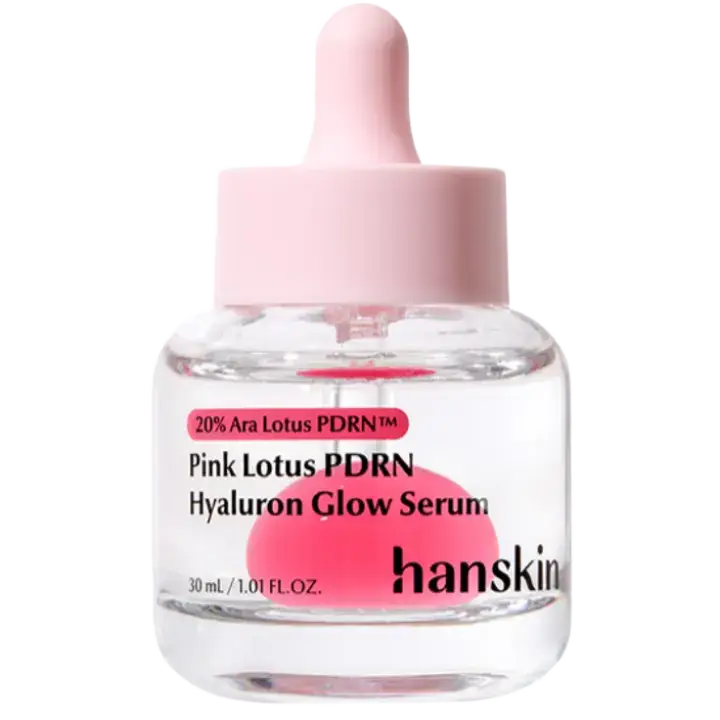 Hanskin Pink Lotus PDRN Hyaluron Glow Serum