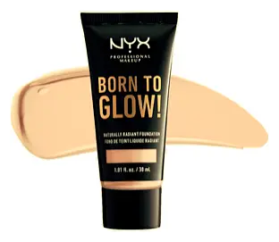 NYX Cosmetics Born To Glow Medium Coverage Naturally Radiant Foundation Light Porcelain