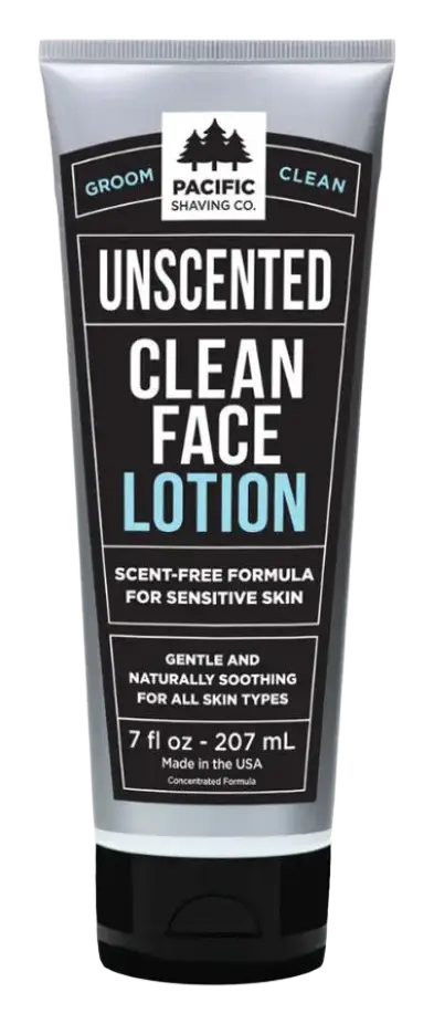 Pacific Shaving Company Clean (Unscented) Face Lotion