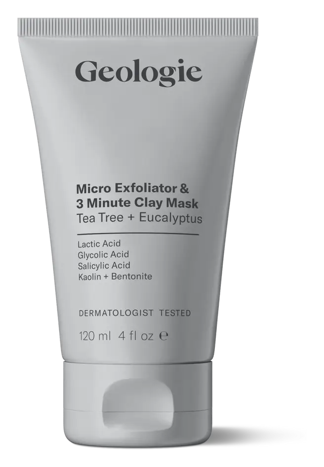 Geologie Micro Exfoliator & 3 Minute Clay Mask