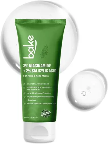 Bake 2% Salicylic Acid + 3% Niacinamide Face Wash