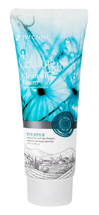 3W Clinic Foam Cleansing Collagen