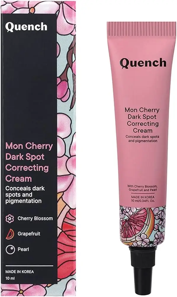 Quench Botanics Mon Cherry Dark Spot Correcting Cream Peach