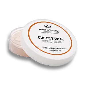 Henri Et Victoria Shaving Soap Triple Milled Duc de Santal